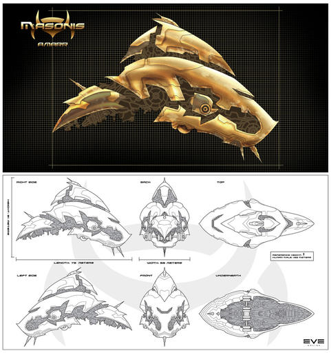 EVE Online - 15 полуфиналистов конкурса на дизайн нового корабля.